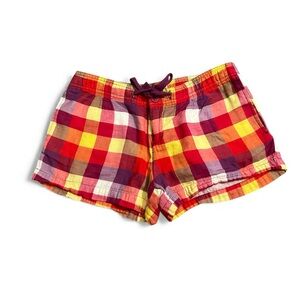 Mossimo Supply Co Plaid‎ Shorts Juniors Size 7